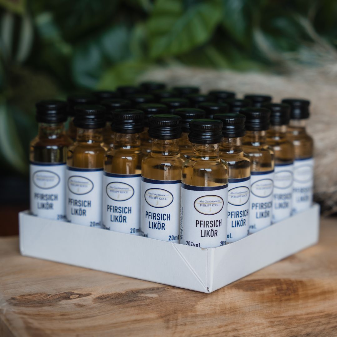 Pfirsich Shots Alte Gutsbrennerei Philipp Koch