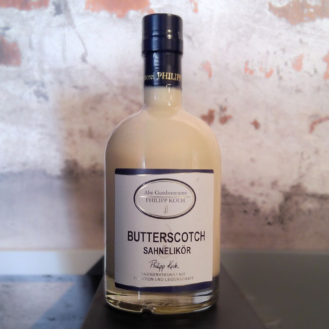 Butterscotch Sahnelikör | karamelliger Toffee Likör | 0,5L | 17%