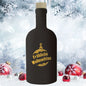 Pflaume Zimt Likör | Winterlikör in Designflasche Fröhliche Weihnachten | 0,5L | 18%