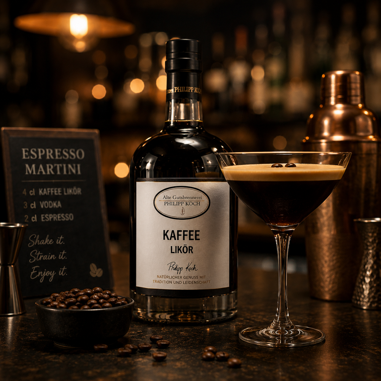 Kaffe Likör | feiner Kaffee Likör | 0,5L | 20%