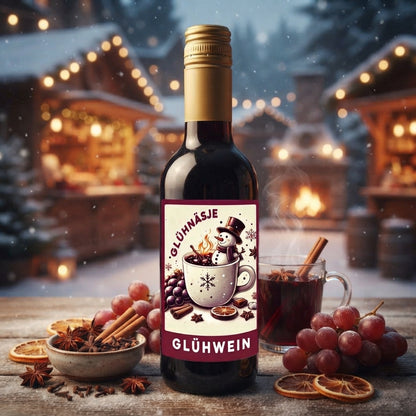 Mini Glühwein rot / weiss 0,25 L für 2 Tassen Glühwein