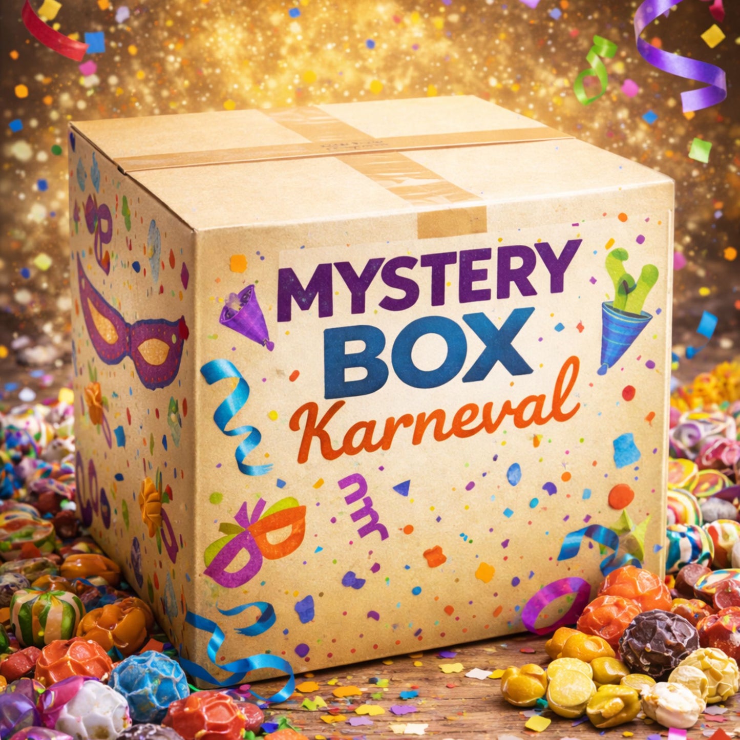 Karneval Mysterybox mit Shot-Paket-Garantie (Wert: mind. 75€)