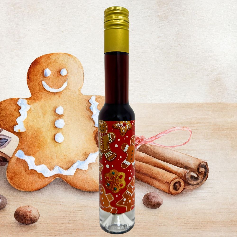 Lebkuchen Likör | Likör für Weihnachten im Lebkuchen Design | 0,1L | 15%