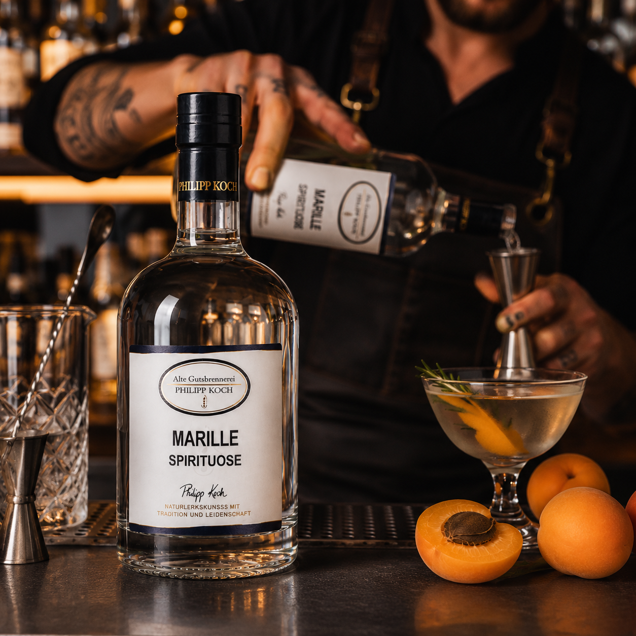 Marillen Spirituose | fruchtiger Marillen Schnaps | 0,5L | 35%