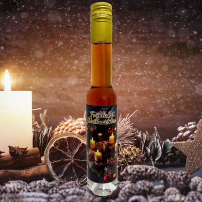 Pflaumen Likör Winteredition | flüssige Grußbotschaft mit Pflaume & Zimt Geschmack | 0,1L | 18%