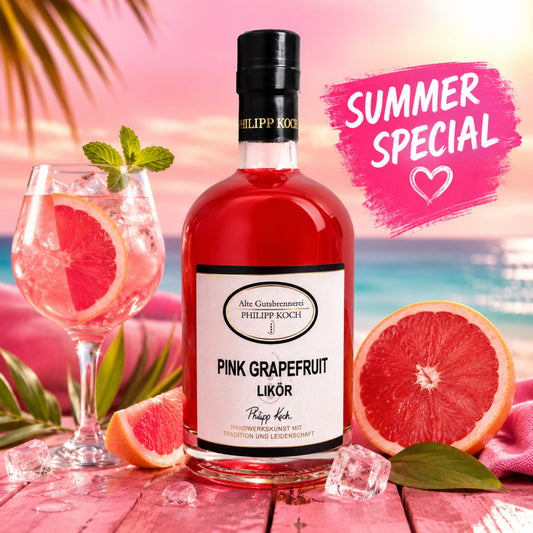 Gratis-Produkt des Monats | Pink Grapefruit Likör 20%