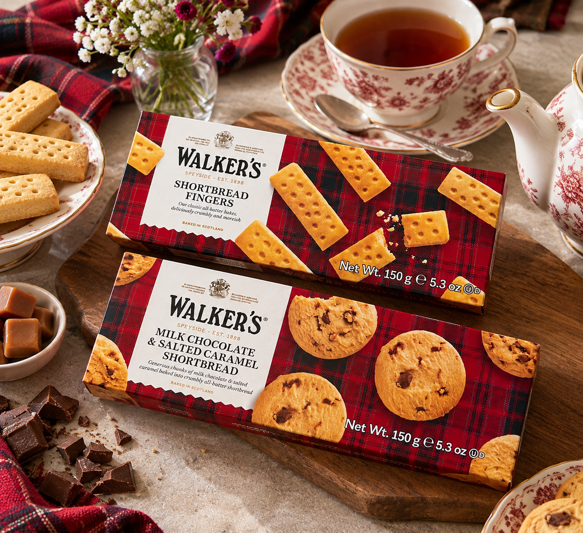 Original Shortbread Fingers I 2 Varianten Gebäck von Walkers